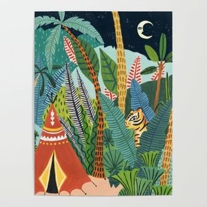 Tiger,Jungle Tapestry Wall Hanging